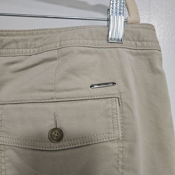 LL Bean Size 20 Khaki Southport Favorite Fit Cargo Flannel Lined Pants 296901 - Picture 4 of 7